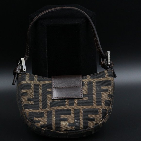 FENDI ZUCCA MINI MAMMA MONOGRAM HANDBAG - Picture 4 of 8